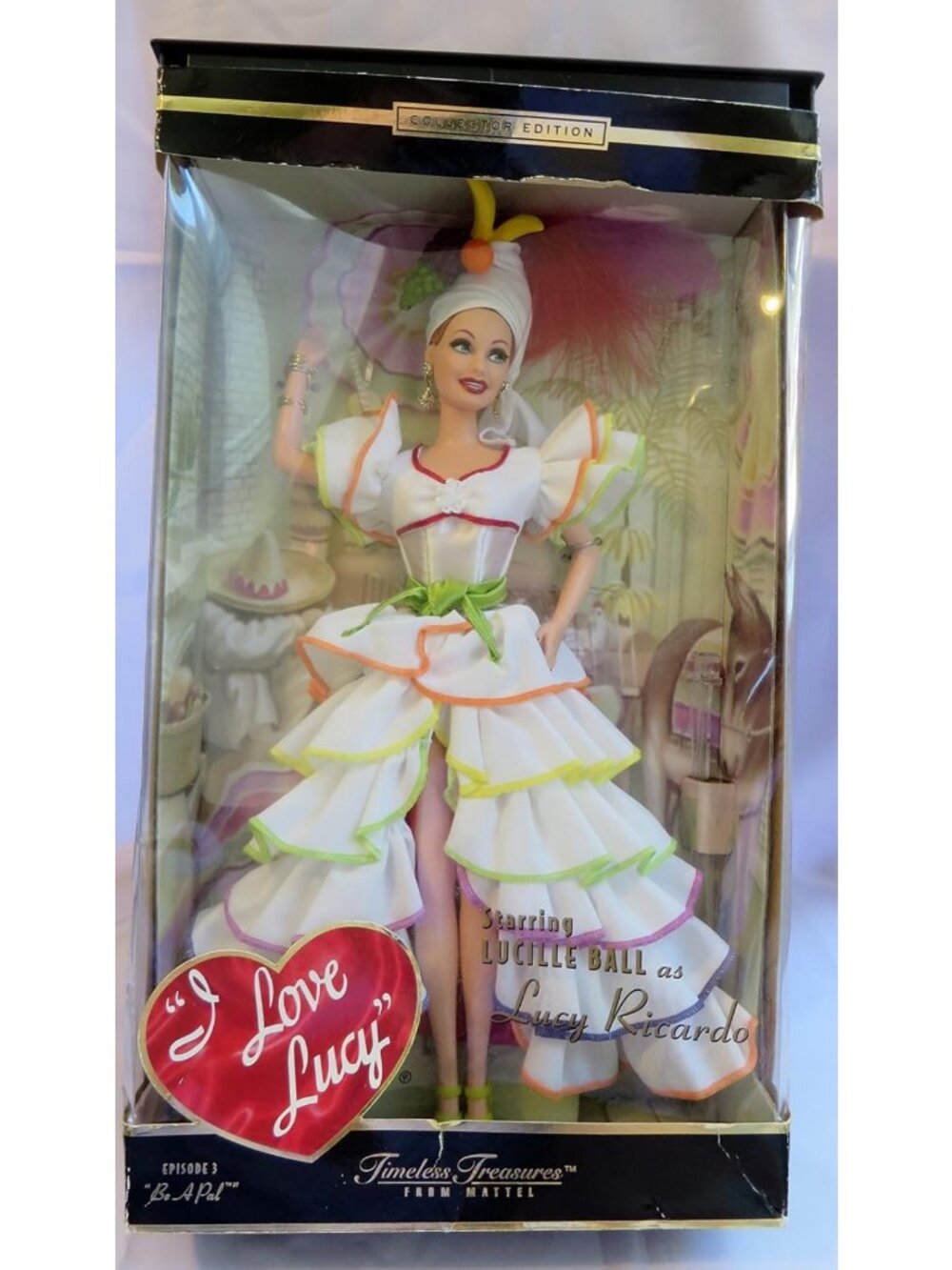 Vintage I Love Lucy Barbie Doll 'Be a Pal' Timeless Treasures 2002 Collectible